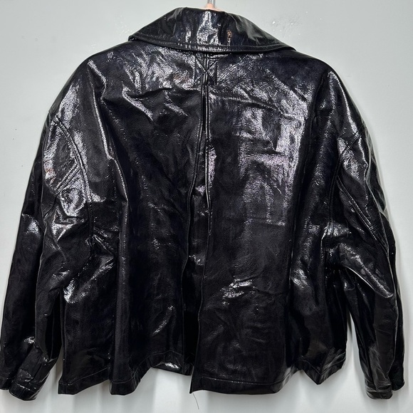 We The Free People Vegan Kitty Swing Jacket Black - Picture 6 of 6